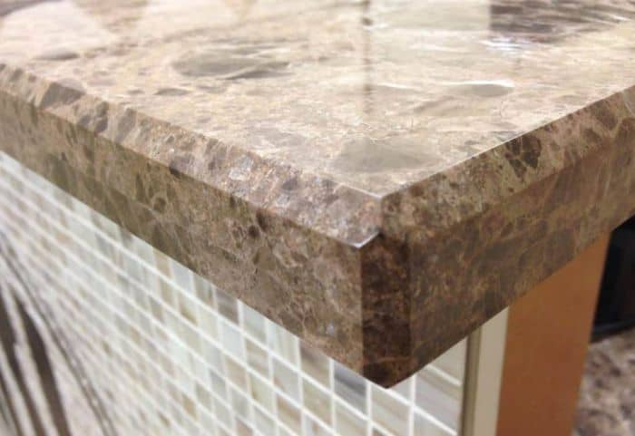 beveled edge granite