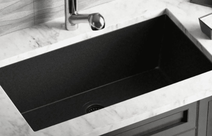 848-bl-cst quartz granite undermount kitchen sink