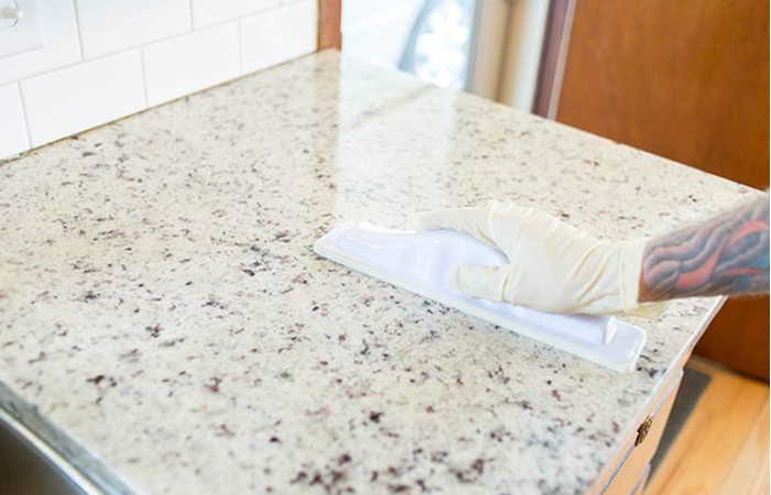 reseal on granite countertop
