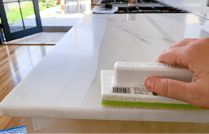 sealing the marble