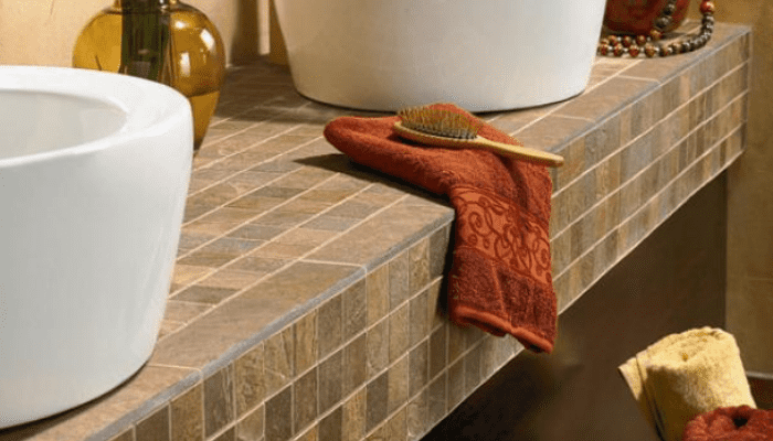 tiles bathroom countertops