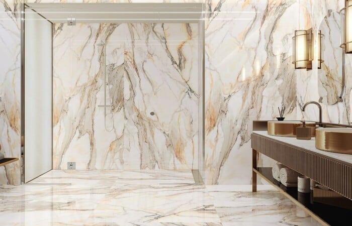 golden calacatta marble
