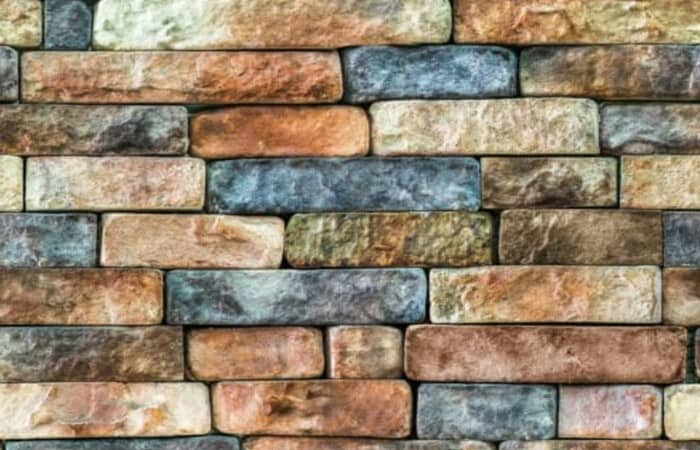 multicolored stone wall