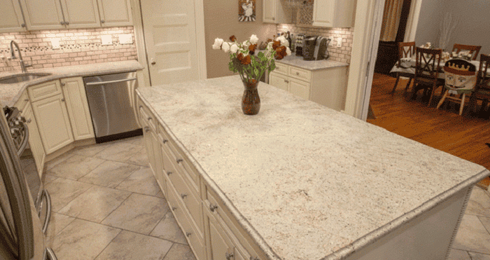 kitchen granite floor