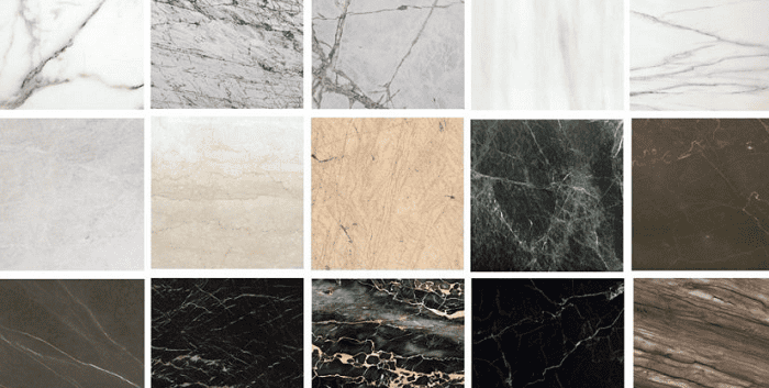 types of marble