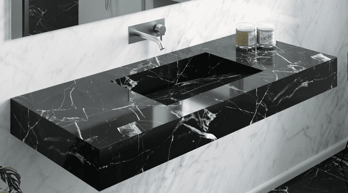 marble bathroom countertops