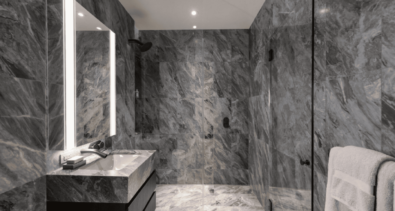 marble bathroom interiors