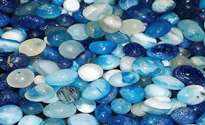 small blue color stones