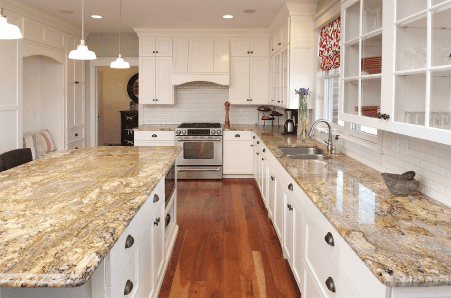 kitchen with countertops