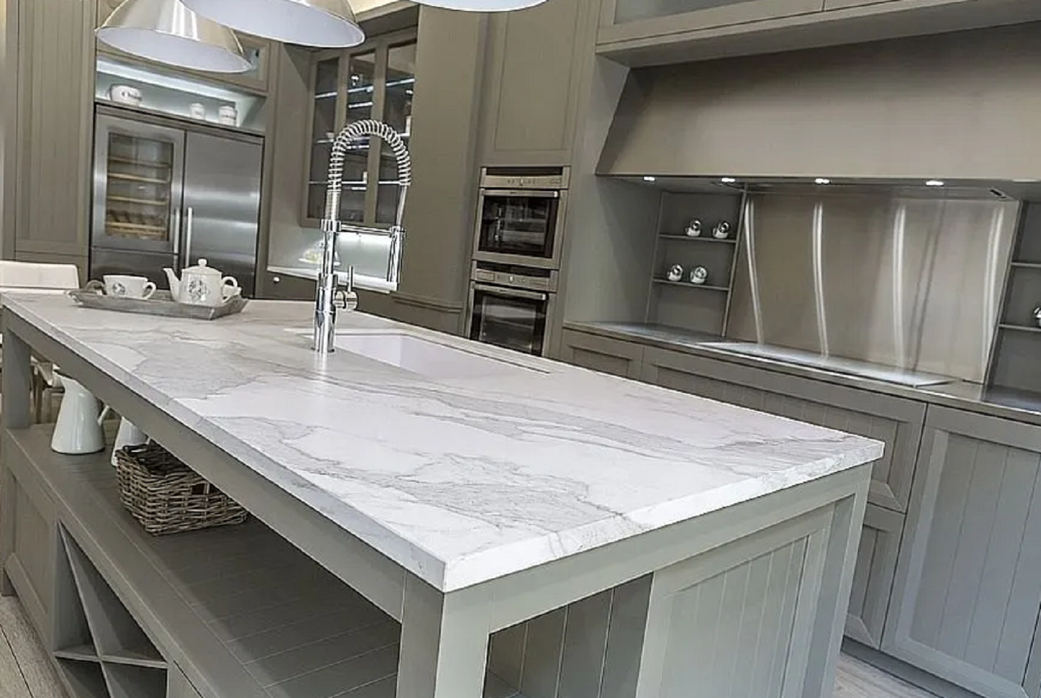 marble tile counters