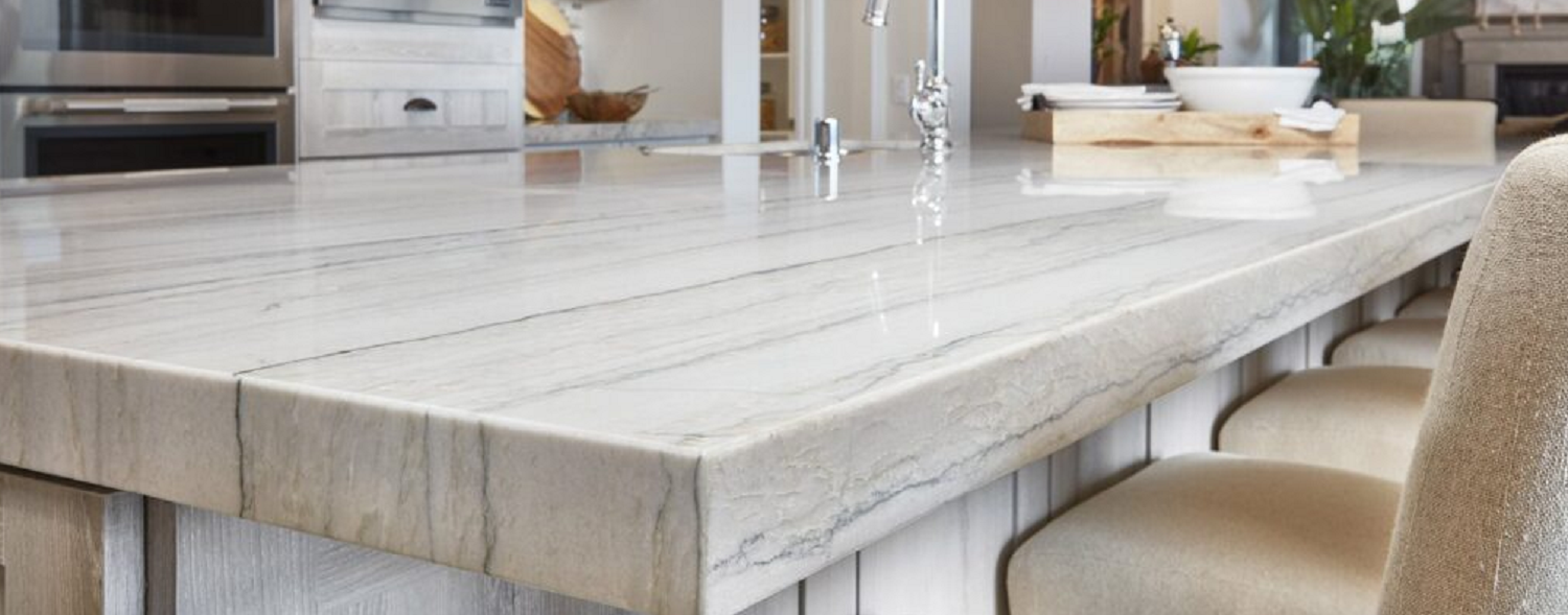 quartzite clean countertop