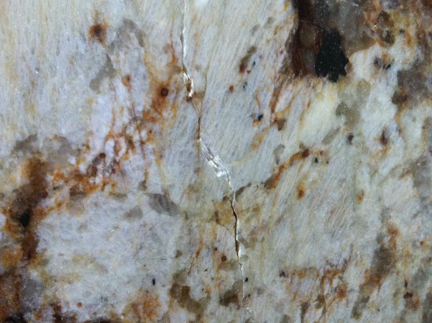 crack on granite countertop